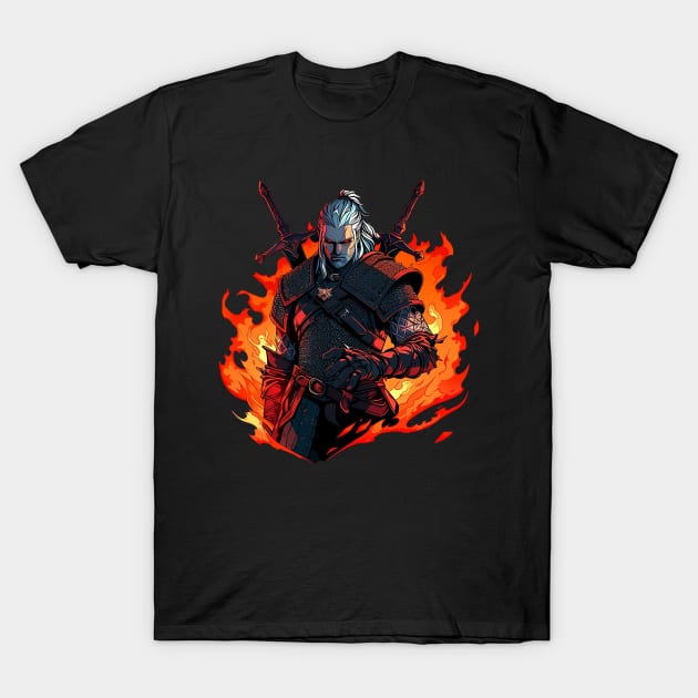 witcher T-Shirt by piratesnow